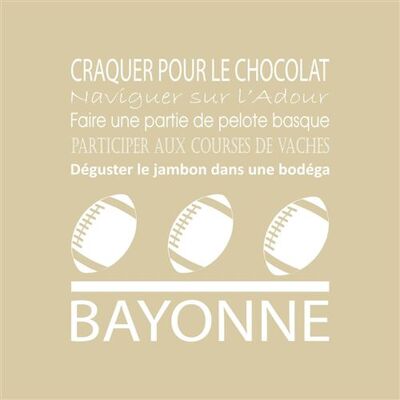 Non communiqué Tableau sur toile Bayonne beige 30x30 cm CEANOTHE Décoration Murale Art Décoratif Muraux Peinture Imprimée en HD Salon Chambre Bureau Fabriqué en France Beige - Publicité Non communiqué Tableau sur toile Bayonne beige 30x30 cm CEANOTHE Décoration Murale Art Décoratif Muraux Peinture Imprimée en HD Salon Chambre Bureau Fabriqué en France Beige - Publicité