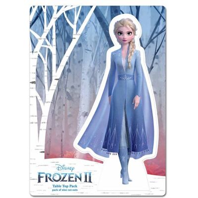 Générique STAR CUTOUTS Figurines en carton de table Reine des neiges 2 Anna et Elsa 28 CM Noir - Publicité Générique STAR CUTOUTS Figurines en carton de table Reine des neiges 2 Anna et Elsa 28 CM Noir - Publicité