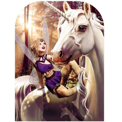 Générique STAR CUTOUTS Figurine en carton Passe tête Licorne et fée fantasy 131 cm Multicolors - Publicité Générique STAR CUTOUTS Figurine en carton Passe tête Licorne et fée fantasy 131 cm Multicolors - Publicité