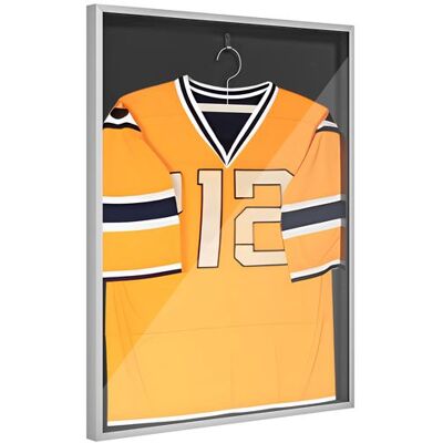 Non communiqué Frame box T-frame cadre aluminium pour maillot porte acrylique doublure interne feutre 70 x 90 cm argent Argent - Publicité Non communiqué Frame box T-frame cadre aluminium pour maillot porte acrylique doublure interne feutre 70 x 90 cm argent Argent - Publicité