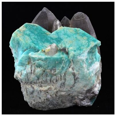 Non communiqué AMAZONITE + QUARTZ FUMÉ en provenance de Konso, Ethiopie - Pierre Naturelle de Guérison et de Protection 9077.0 ct - Certificat d'Authenticité Inclus 120 x 110 x 100 mm - Publicité Non communiqué AMAZONITE + QUARTZ FUMÉ en provenance de Konso, Ethiopie - Pierre Naturelle de Guérison et de Protection 9077.0 ct - Certificat d'Authenticité Inclus 120 x 110 x 100 mm - Publicité