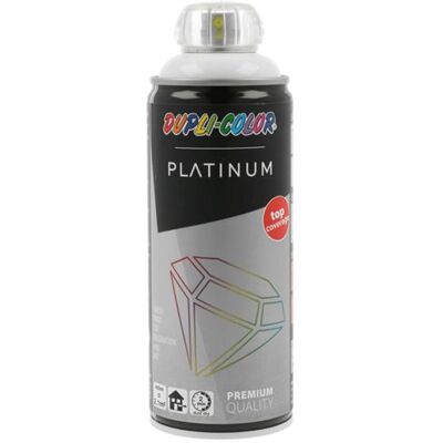 DUPLI-COLOR - Platinum - Blanc brillant - 400 ml - Peinture en spray - Publicité DUPLI-COLOR - Platinum - Blanc brillant - 400 ml - Peinture en spray - Publicité