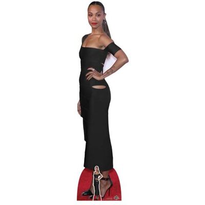 Non communiqué STAR CUTOUTS Figurine en carton Zoé Saldana - Robe de Soirée Noire - Actrice Américaine - Haut 173 cm Noir - Publicité Non communiqué STAR CUTOUTS Figurine en carton Zoé Saldana - Robe de Soirée Noire - Actrice Américaine - Haut 173 cm Noir - Publicité