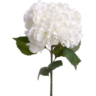 Atmosphera - Tige artificielle d'Hortensia - H. 83 cm - Blanc Blanc - Publicité Atmosphera - Tige artificielle d'Hortensia - H. 83 cm - Blanc Blanc - Publicité