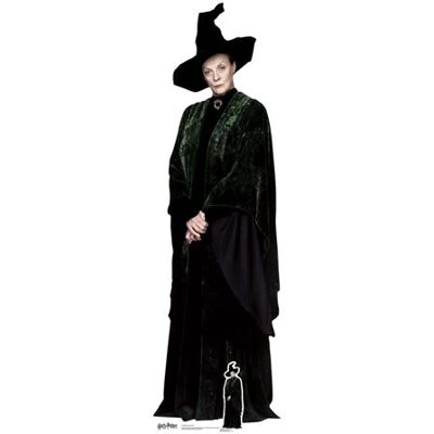 Générique STAR CUTOUTS Figurine en carton Professeur Minerva McGonagall Harry Potter 189 CM Noir - Publicité Générique STAR CUTOUTS Figurine en carton Professeur Minerva McGonagall Harry Potter 189 CM Noir - Publicité
