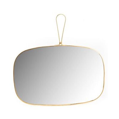 Non communiqué Miroir James 30 cm - Amadeus - Or / Doré - Verre Doré - Publicité Non communiqué Miroir James 30 cm - Amadeus - Or / Doré - Verre Doré - Publicité