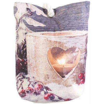 Infactory - Coussin Motif Bougie LED - 20 x 14 cm - Coussin décoratif - Publicité Infactory - Coussin Motif Bougie LED - 20 x 14 cm - Coussin décoratif - Publicité