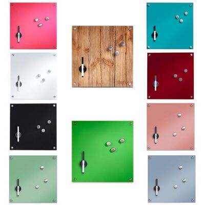 Générique Zeller Present - Tablero de notas magnético de cristal (40 x 40 cm), color blan - Publicité Générique Zeller Present - Tablero de notas magnético de cristal (40 x 40 cm), color blan - Publicité