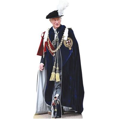 Non communiqué STAR CUTOUTS Figurine en carton Roi Charles III - Ordre des Chevaliers - Haut 195 cm Multicolors - Publicité Non communiqué STAR CUTOUTS Figurine en carton Roi Charles III - Ordre des Chevaliers - Haut 195 cm Multicolors - Publicité