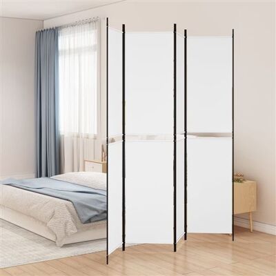 Non communiqué vidaXL Cloison de séparation 4 panneaux Blanc 200x220 cm Tissu - Publicité Non communiqué vidaXL Cloison de séparation 4 panneaux Blanc 200x220 cm Tissu - Publicité