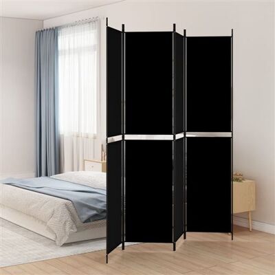 Non communiqué vidaXL Cloison de Séparation 4 Panneaux Séparateur de Pièce Pliable Diviseur Écran d'Intimité Paravent Décoration Salon Noir 200x220 cm Tissu Noir - Publicité Non communiqué vidaXL Cloison de Séparation 4 Panneaux Séparateur de Pièce Pliable Diviseur Écran d'Intimité Paravent Décoration Salon Noir 200x220 cm Tissu Noir - Publicité