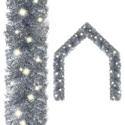 Non communiqué vidaXL Guirlande de Noël avec Lumières LED Guirlande Artificielle Décoration de Guirlande Ornement Jardin Arrière-cour 329206 Gris - Publicité Non communiqué vidaXL Guirlande de Noël avec Lumières LED Guirlande Artificielle Décoration de Guirlande Ornement Jardin Arrière-cour 329206 Gris - Publicité