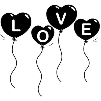 Artemio Tampon bois - Ballons love Multicolore - Publicité Artemio Tampon bois - Ballons love Multicolore - Publicité