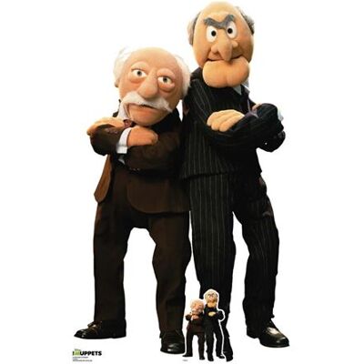 Non communiqué STAR CUTOUTS Figurine en carton Statler et Waldorf du Muppet Show Hauteur 149 cm Noir - Publicité Non communiqué STAR CUTOUTS Figurine en carton Statler et Waldorf du Muppet Show Hauteur 149 cm Noir - Publicité