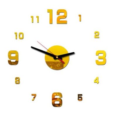 Générique Nombres 3D Diy Romain Mur Acrylique Miroir Autocollant Horloge Décoration Intérieure Stickers Mural Or PL638 - Publicité Générique Nombres 3D Diy Romain Mur Acrylique Miroir Autocollant Horloge Décoration Intérieure Stickers Mural Or PL638 - Publicité