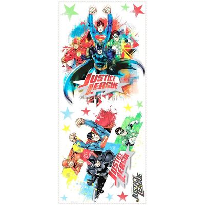 RoomMates stickers muraux Justice League vinyle 14 pièces Multicolors - Publicité RoomMates stickers muraux Justice League vinyle 14 pièces Multicolors - Publicité