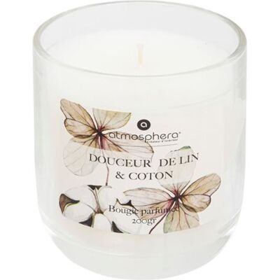 Non communiqué Atmosphera Créateur d'intérieur - Bougie Parfumée "Oudy" 200g Douceur de Lin - Publicité Non communiqué Atmosphera Créateur d'intérieur - Bougie Parfumée "Oudy" 200g Douceur de Lin - Publicité