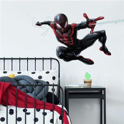 RoomMates Marvel Spiderman Miles Morales Autocollant Repositionnable - Autocollant - Publicité RoomMates Marvel Spiderman Miles Morales Autocollant Repositionnable - Autocollant - Publicité