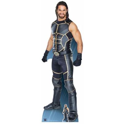 Découpe en carton officielle de Seth Rollins (WWE) Taille réelle + Mini - Publicité Découpe en carton officielle de Seth Rollins (WWE) Taille réelle + Mini - Publicité
