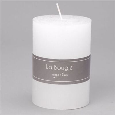 Non communiqué Bougie petit cylindre 7 x 10 cm blanc (lot de 6) - Amadeus - Blanc - Cire Blanc - Publicité Non communiqué Bougie petit cylindre 7 x 10 cm blanc (lot de 6) - Amadeus - Blanc - Cire Blanc - Publicité