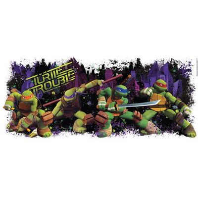 RoomMates stickers muraux Adolescents Mutants Ninja Tortues vinyle 100 x 45 cm Multicolors - Publicité RoomMates stickers muraux Adolescents Mutants Ninja Tortues vinyle 100 x 45 cm Multicolors - Publicité
