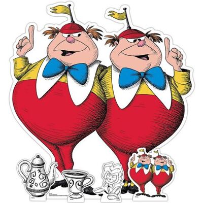 Non communiqué STAR CUTOUTS Figurine en carton - Alice au Pays des Merveilles Vintage - Tweedle Dee et Tweedle Dum - Haut 99 cm Multicolors - Publicité Non communiqué STAR CUTOUTS Figurine en carton - Alice au Pays des Merveilles Vintage - Tweedle Dee et Tweedle Dum - Haut 99 cm Multicolors - Publicité