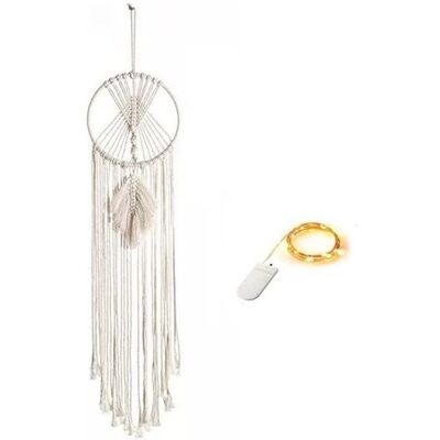Non communiqué Attrape-rêve macramé feuille guirlande LED Capteur Dream catcher Multi - Publicité Non communiqué Attrape-rêve macramé feuille guirlande LED Capteur Dream catcher Multi - Publicité