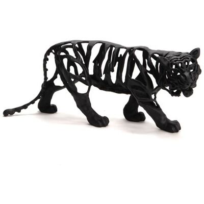 Non communiqué Statue : Tigre savane noir mate - Amadeus - Noir - Résine Noir - Publicité Non communiqué Statue : Tigre savane noir mate - Amadeus - Noir - Résine Noir - Publicité