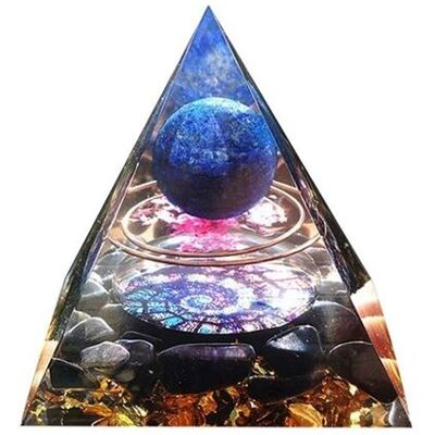 Non communiqué Pyramide Orgonite Spirale de Fibonacci et Pierres Naturelles Multi - Publicité Non communiqué Pyramide Orgonite Spirale de Fibonacci et Pierres Naturelles Multi - Publicité