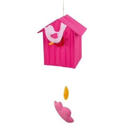 Cabane volante et lumineuse fuchsia - l'oiseau bateau Rose - Publicité Cabane volante et lumineuse fuchsia - l'oiseau bateau Rose - Publicité