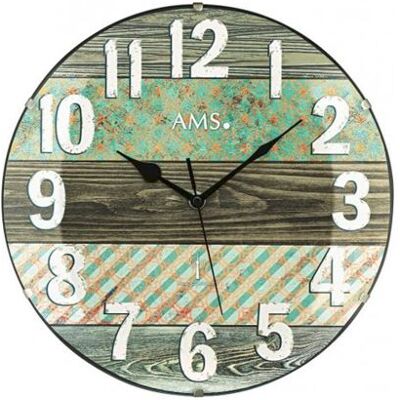 Horloge Murale AMS F5556 Radio-pilotée - 32cm - Publicité Horloge Murale AMS F5556 Radio-pilotée - 32cm - Publicité
