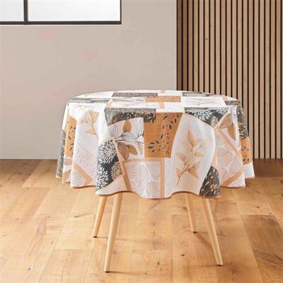 Artgeist Nappe Ronde Antitache Imprimé "Faya" 180cm Naturel Marron - Publicité Artgeist Nappe Ronde Antitache Imprimé "Faya" 180cm Naturel Marron - Publicité