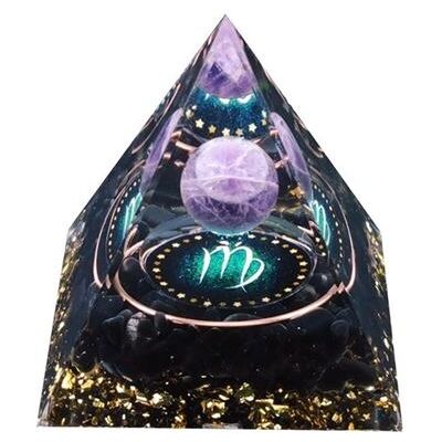 Non communiqué Pyramide Orgonite Constellation du zodiaque Vierge Améthyste Multi - Publicité Non communiqué Pyramide Orgonite Constellation du zodiaque Vierge Améthyste Multi - Publicité