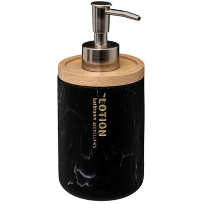 Non communiqué FIVE Simply Smart - Distributeur de Savon en Bambou "Léa" 17cm Noir Noir - Publicité Non communiqué FIVE Simply Smart - Distributeur de Savon en Bambou "Léa" 17cm Noir Noir - Publicité