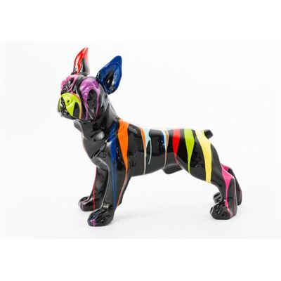 Non communiqué Statue : Bulldog français debout Trash noir 90 cm - Amadeus - Noir - Résine Noir - Publicité Non communiqué Statue : Bulldog français debout Trash noir 90 cm - Amadeus - Noir - Résine Noir - Publicité