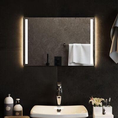 Miroir de salle de bain LED vidaXL 60x40 cm - Élégant Murale Lumineux - Publicité Miroir de salle de bain LED vidaXL 60x40 cm - Élégant Murale Lumineux - Publicité