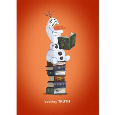 KOMAR Poster Disney La Reine des Neiges 2 - Olaf cherche la vérité dans les livres 30 cm x 40 cm Multicolors - Publicité KOMAR Poster Disney La Reine des Neiges 2 - Olaf cherche la vérité dans les livres 30 cm x 40 cm Multicolors - Publicité
