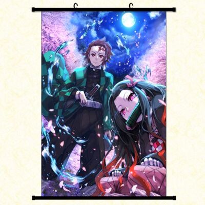 OEM Poster en toile étanche avec cadre en PVC - Demon Slayer (#755),30X45 CM - Publicité OEM Poster en toile étanche avec cadre en PVC - Demon Slayer (#755),30X45 CM - Publicité