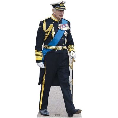 Non communiqué STAR CUTOUTS Figurine en carton Roi Charles III en marche – Uniforme Royal - Haut 95 cm Multicolors - Publicité Non communiqué STAR CUTOUTS Figurine en carton Roi Charles III en marche – Uniforme Royal - Haut 95 cm Multicolors - Publicité