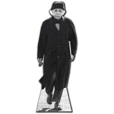 Générique STAR CUTOUTS Figurine en carton Albert Einstein 176 cm Noir - Publicité Générique STAR CUTOUTS Figurine en carton Albert Einstein 176 cm Noir - Publicité