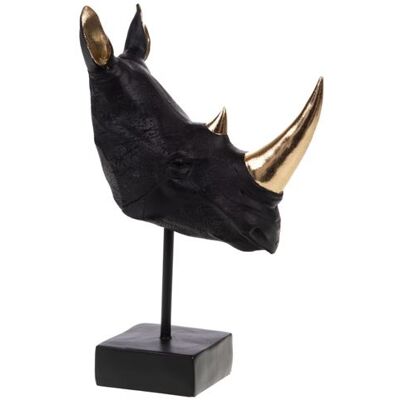 Non communiqué Statue : Rhinocéros noir à poser - Amadeus - Noir - Résine Noir - Publicité Non communiqué Statue : Rhinocéros noir à poser - Amadeus - Noir - Résine Noir - Publicité