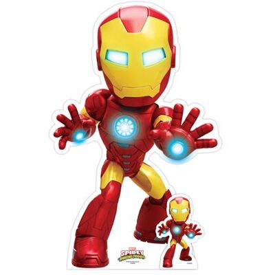 Non communiqué STAR CUTOUTS Figurine en carton Iron Man – Spidey et ses amis extraordinaires - Haut 95 cm Rouge - Publicité Non communiqué STAR CUTOUTS Figurine en carton Iron Man – Spidey et ses amis extraordinaires - Haut 95 cm Rouge - Publicité