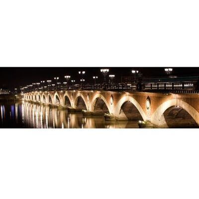 Artis Tableau sur toile pont de pierre nuit 45x135 cm CEANOTHE Décoration Murale Art Décoratif Muraux Peinture Imprimée en HD Salon Chambre Bureau Fabriqué en France Noir - Publicité Artis Tableau sur toile pont de pierre nuit 45x135 cm CEANOTHE Décoration Murale Art Décoratif Muraux Peinture Imprimée en HD Salon Chambre Bureau Fabriqué en France Noir - Publicité