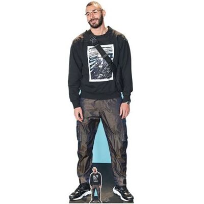 Iconicgreats K Benzema Joueur de Football en Carton Taille Réelle - Découpe en Carton - Publicité Iconicgreats K Benzema Joueur de Football en Carton Taille Réelle - Découpe en Carton - Publicité