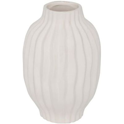 Non communiqué Atmosphera Créateur d'intérieur - Vase Design en Céramique "Fernan" 22cm Blanc Blanc - Publicité Non communiqué Atmosphera Créateur d'intérieur - Vase Design en Céramique "Fernan" 22cm Blanc Blanc - Publicité