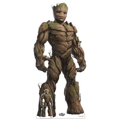 Non communiqué STAR CUTOUTS Figurine en carton Groot debout film les gardiens de la galaxie 3 - Haut 195 cm Multicolors - Publicité Non communiqué STAR CUTOUTS Figurine en carton Groot debout film les gardiens de la galaxie 3 - Haut 195 cm Multicolors - Publicité