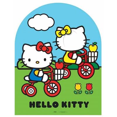 Générique STAR CUTOUTS Passe tête géante en carton Hello Kitty jardin H 123 CM Multicolors - Publicité Générique STAR CUTOUTS Passe tête géante en carton Hello Kitty jardin H 123 CM Multicolors - Publicité
