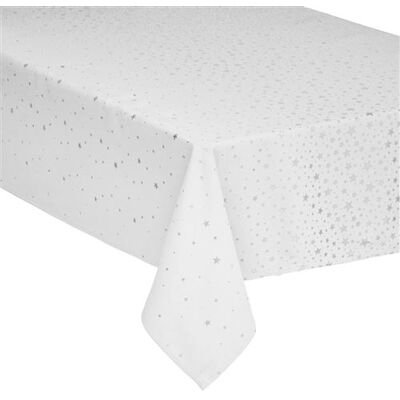 Fééric Lights and Christmas - Nappe de Noël 140x360cm - Ecru / Argenté - Publicité Fééric Lights and Christmas - Nappe de Noël 140x360cm - Ecru / Argenté - Publicité