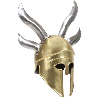 Non communiqué vidaXL Casque de guerrier grec antique pour GN Laiton Acier - Publicité Non communiqué vidaXL Casque de guerrier grec antique pour GN Laiton Acier - Publicité