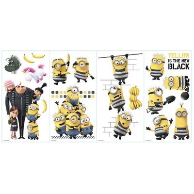 RoomMates stickers muraux Despicable Me 3 vinyles 17 pièces Multicolors - Publicité RoomMates stickers muraux Despicable Me 3 vinyles 17 pièces Multicolors - Publicité